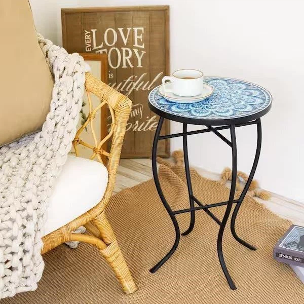 Mosaic Top Side Table - photo 2