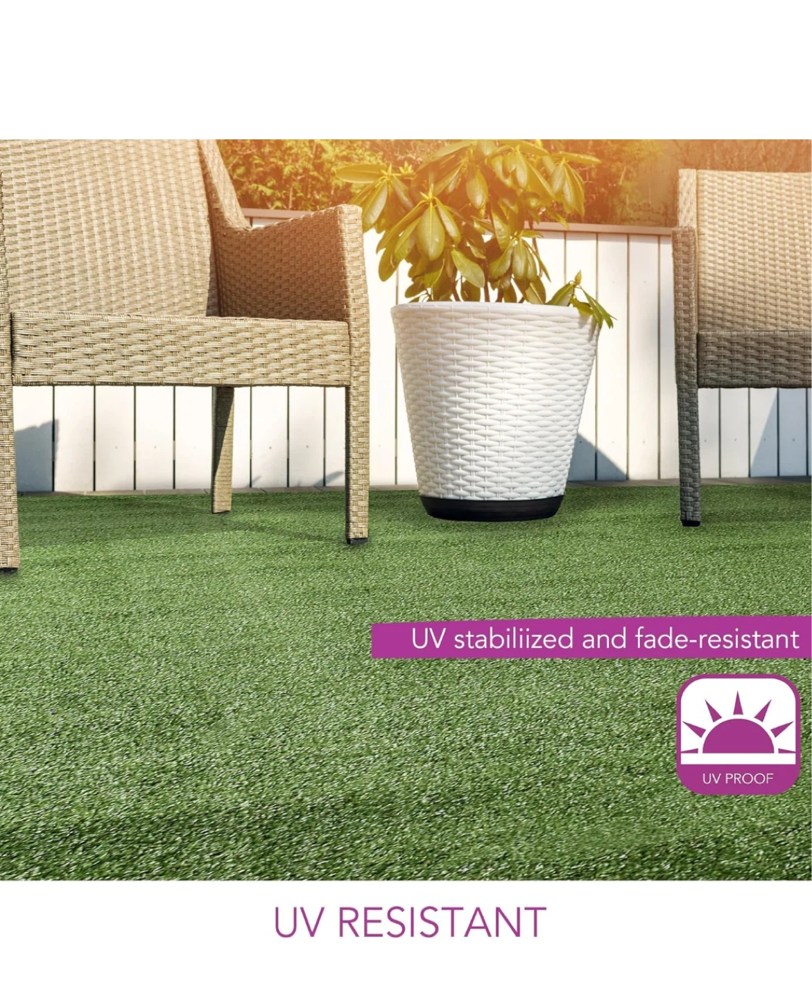 Indoor/Outdoor Synthetic Grass carpet/rug 4*10 feet - photo 3