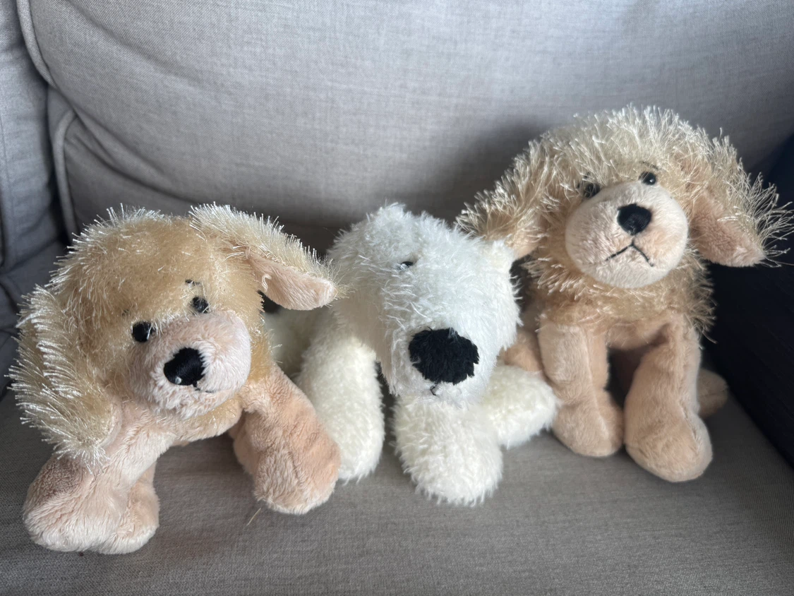 Set of 3 Ganz Webkinz Plush Toys