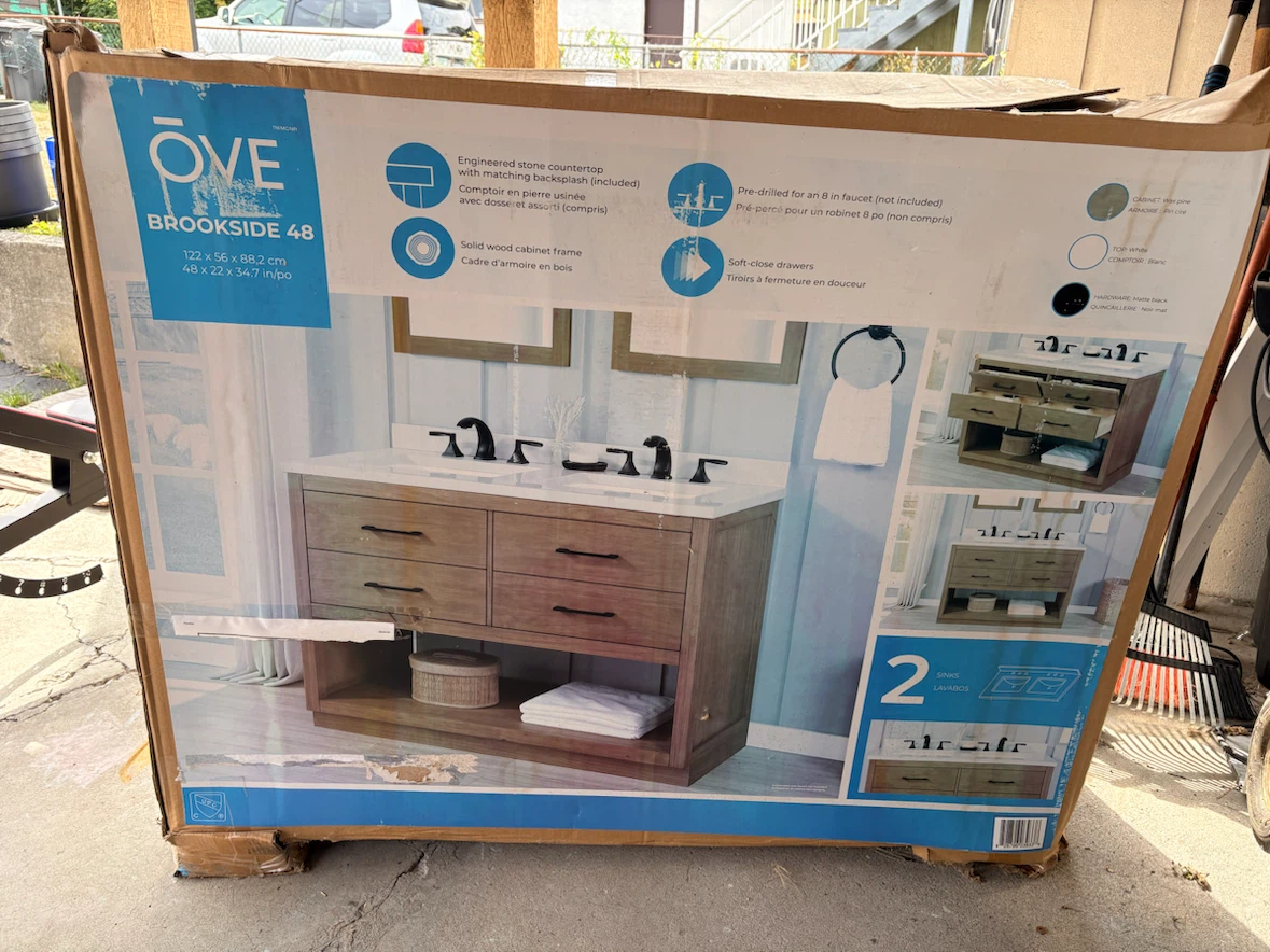 OVE Brookside 48-inch Bathroom Vanity