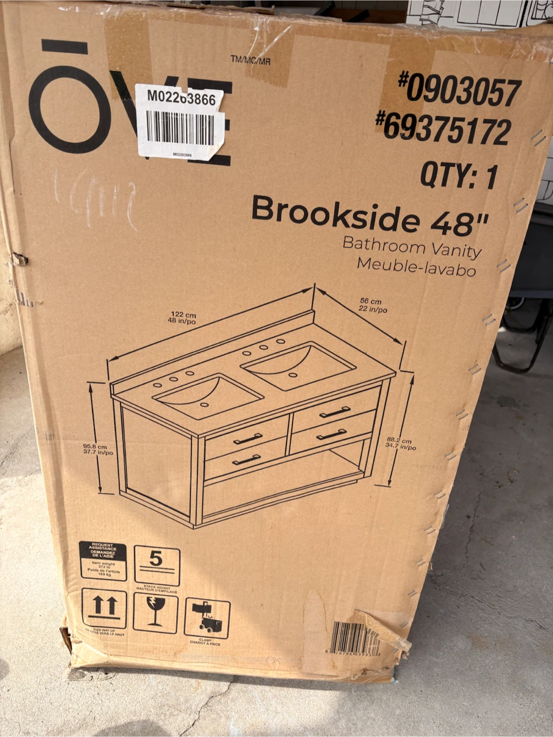 OVE Brookside 48-inch Bathroom Vanity - photo 2