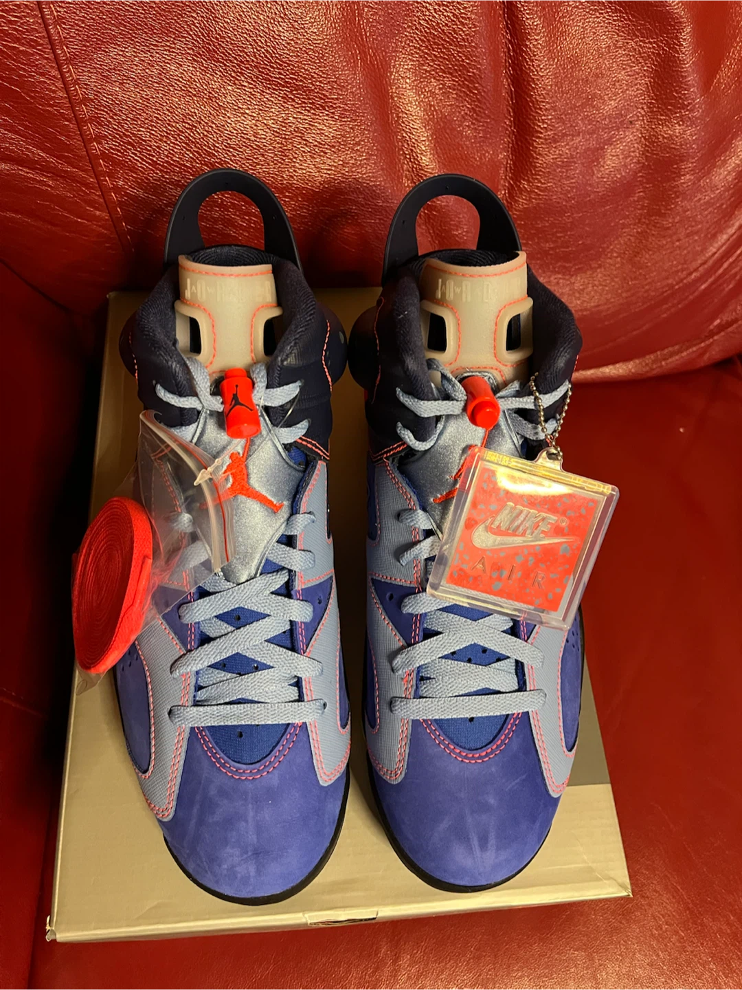 Jordan 6 Midnight Navy Blueberry Awake NY Size 8.5 Brand New