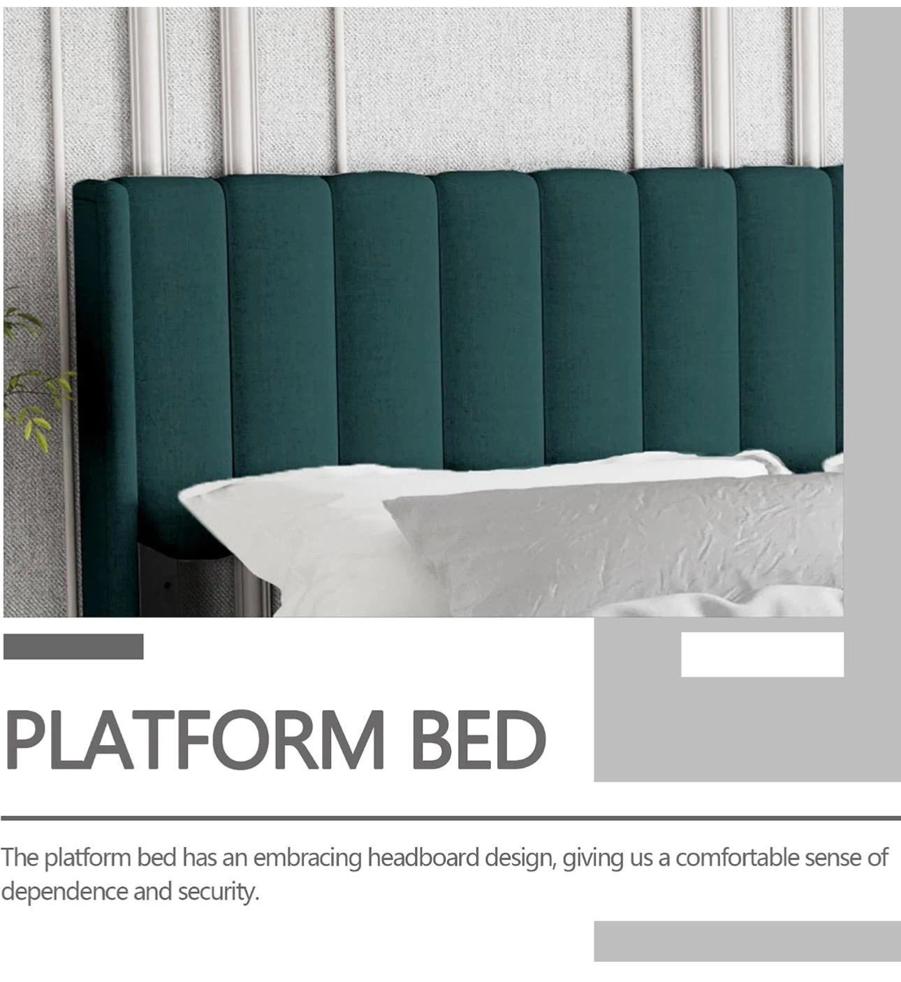 Upholstered Platform Bed