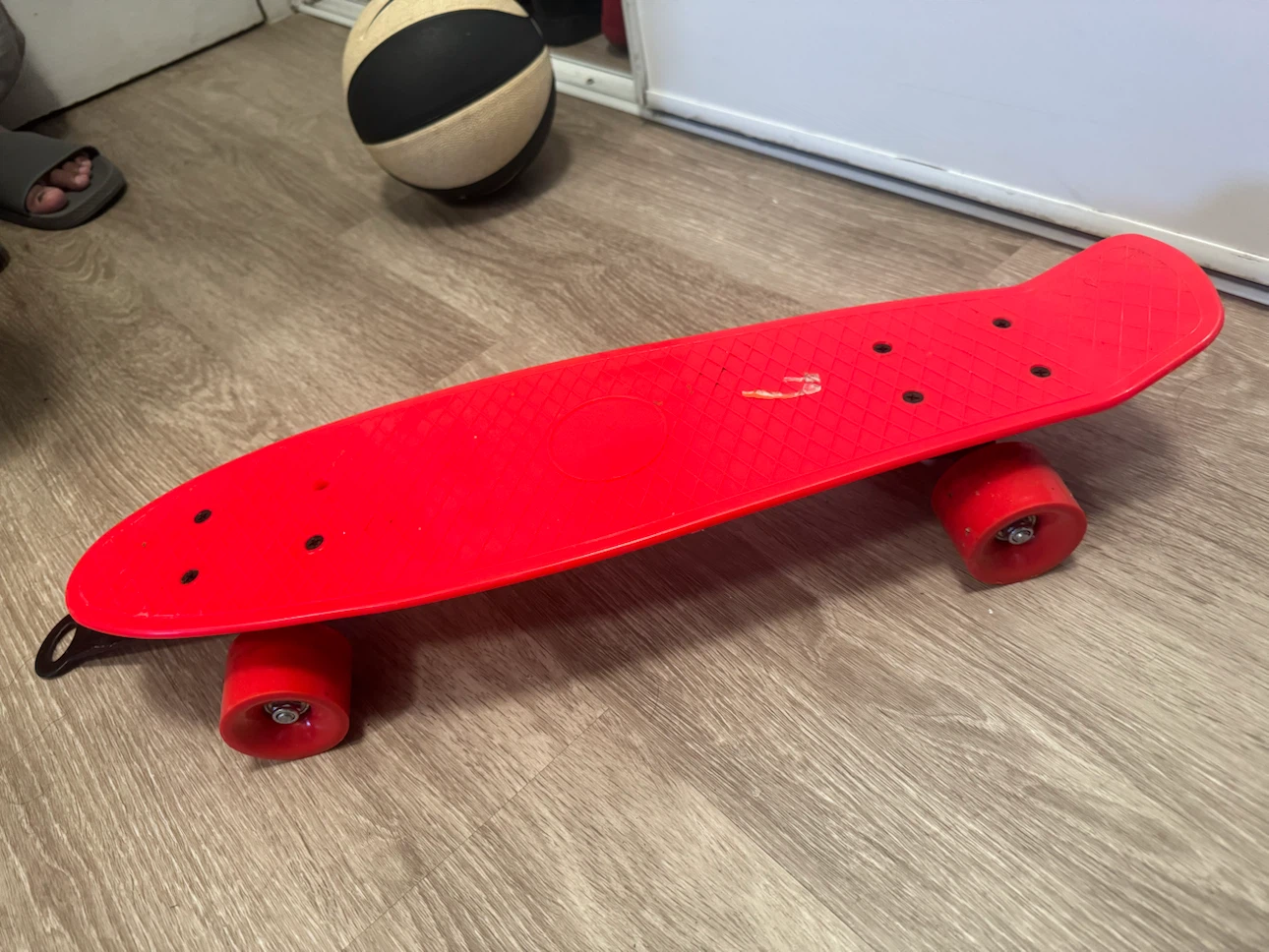Red Plastic Cruiser Skateboard - photo 2