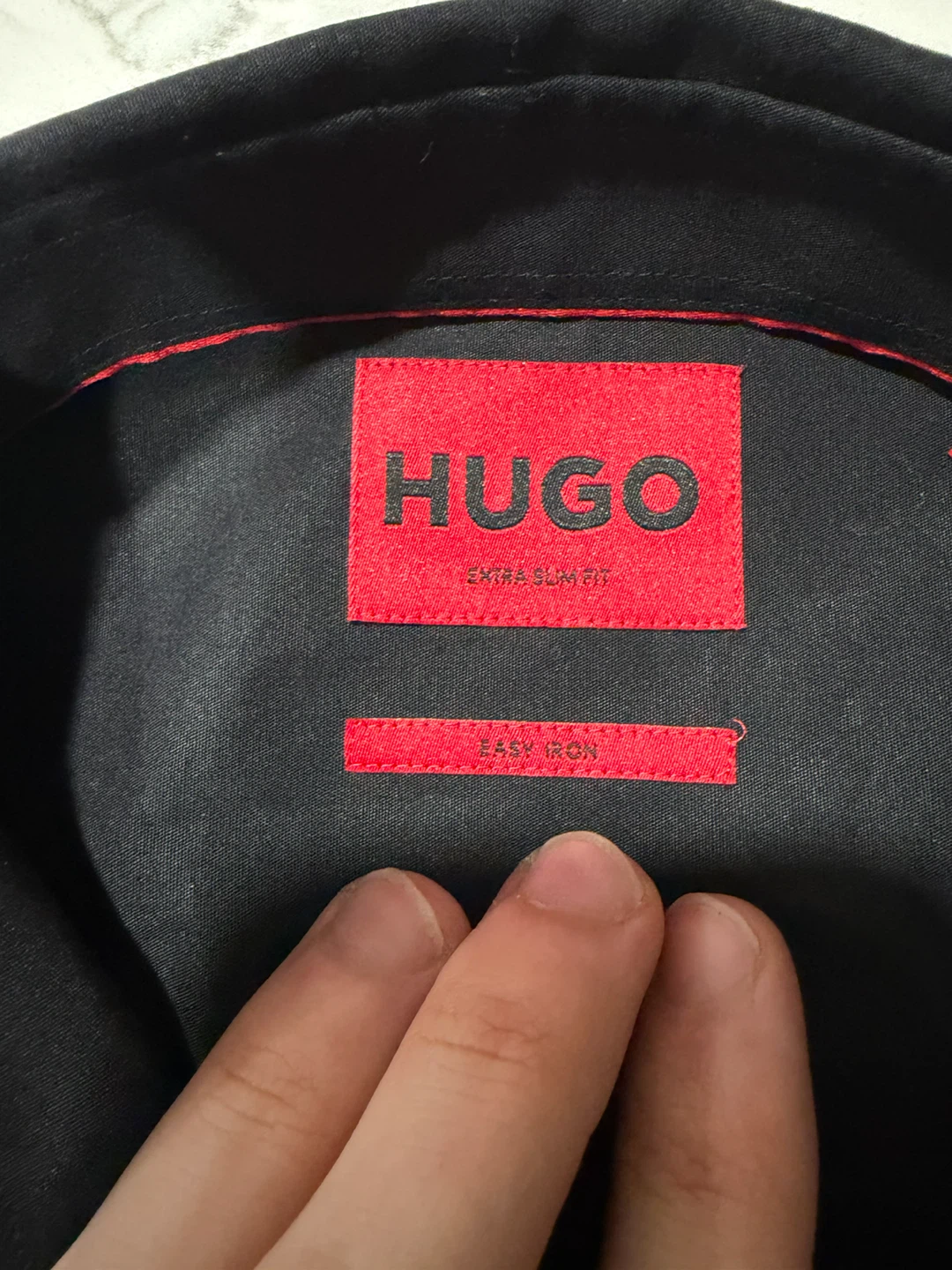HUGO Black Extra Slim Fit Dress Shirt - photo 2