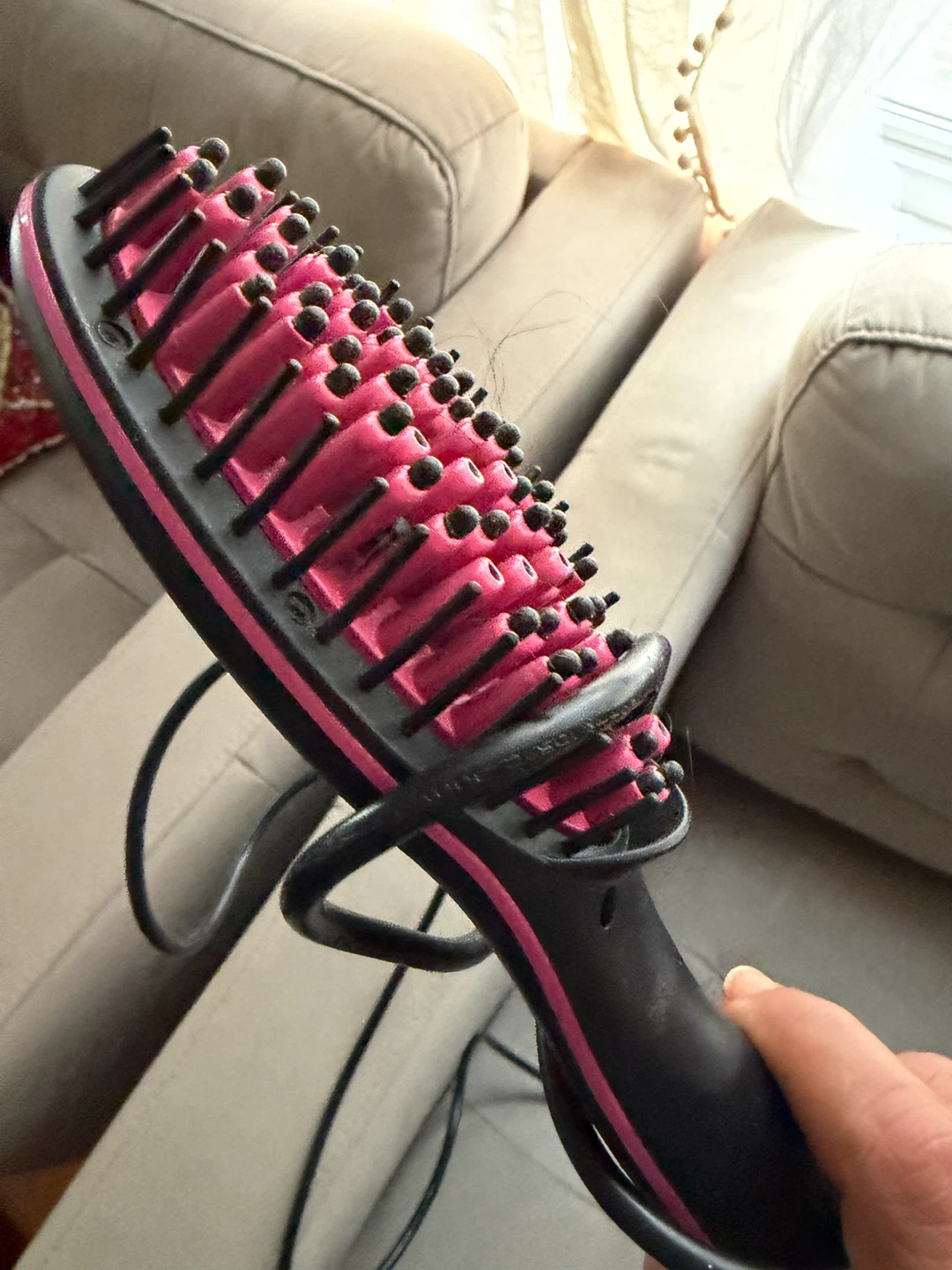 Hair Straightening Brush - photo 4
