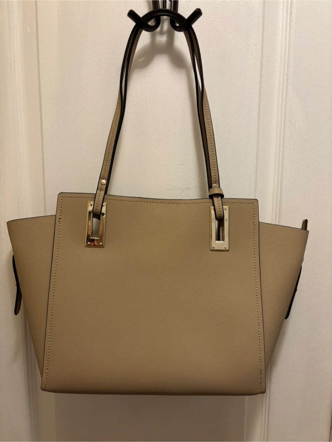 Danier Tan Leather Tote Bag