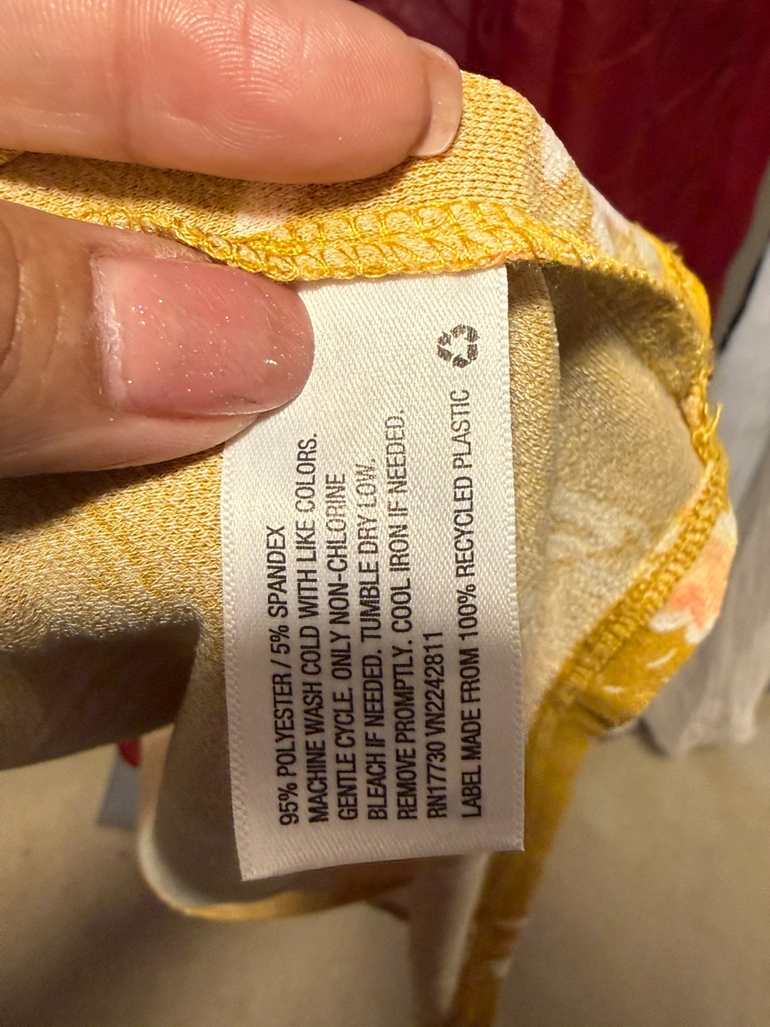 AVA & VIV Yellow Floral Wrap Dress - photo 4