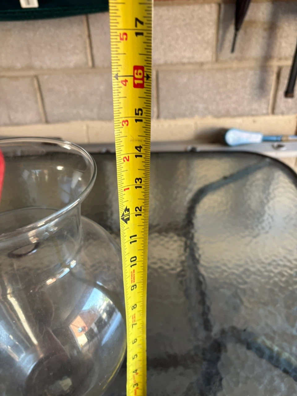 Large Clear Glass Vase - photo 2