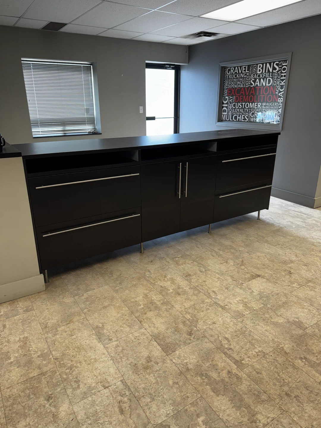 Office Desk and Storage Cabinets - photo 4