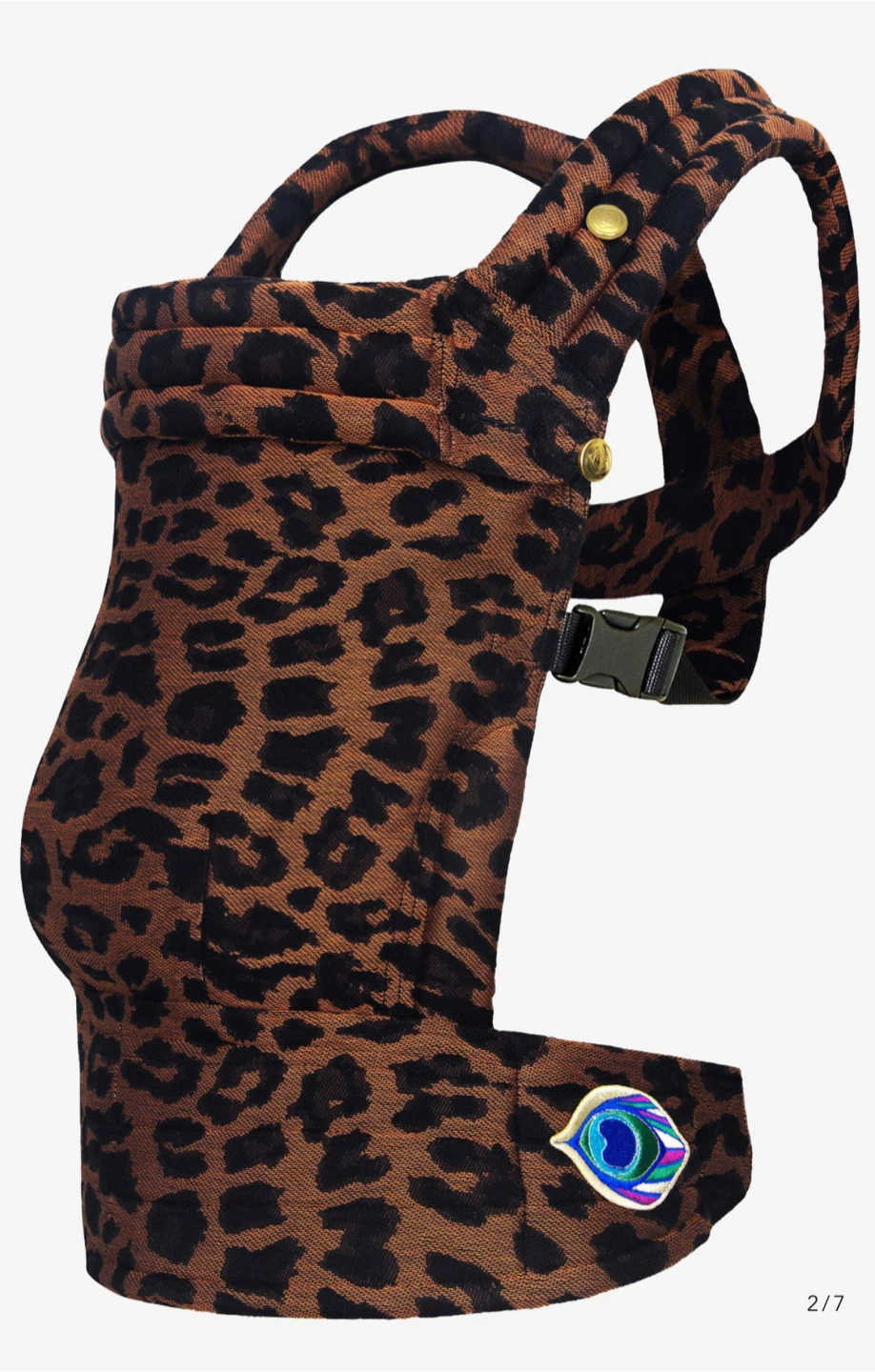 Artipoppe Brown Leopard Print Baby Carrier - photo 2