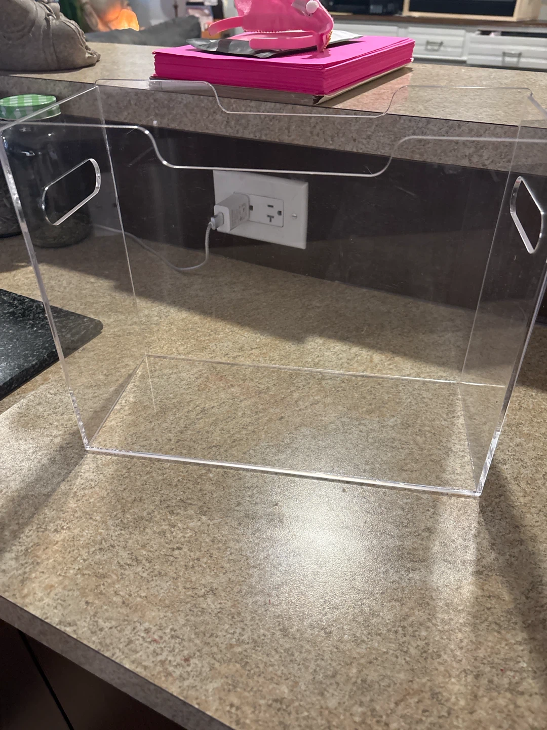 Clear Acrylic Storage Bin