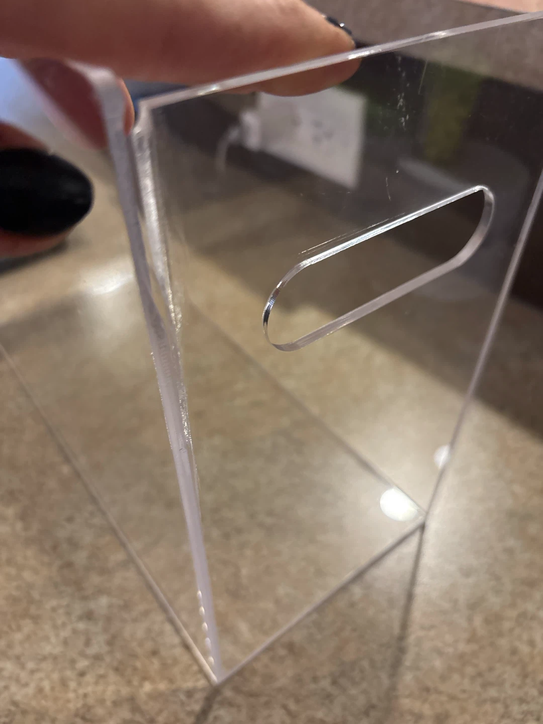 Clear Acrylic Storage Bin - photo 3