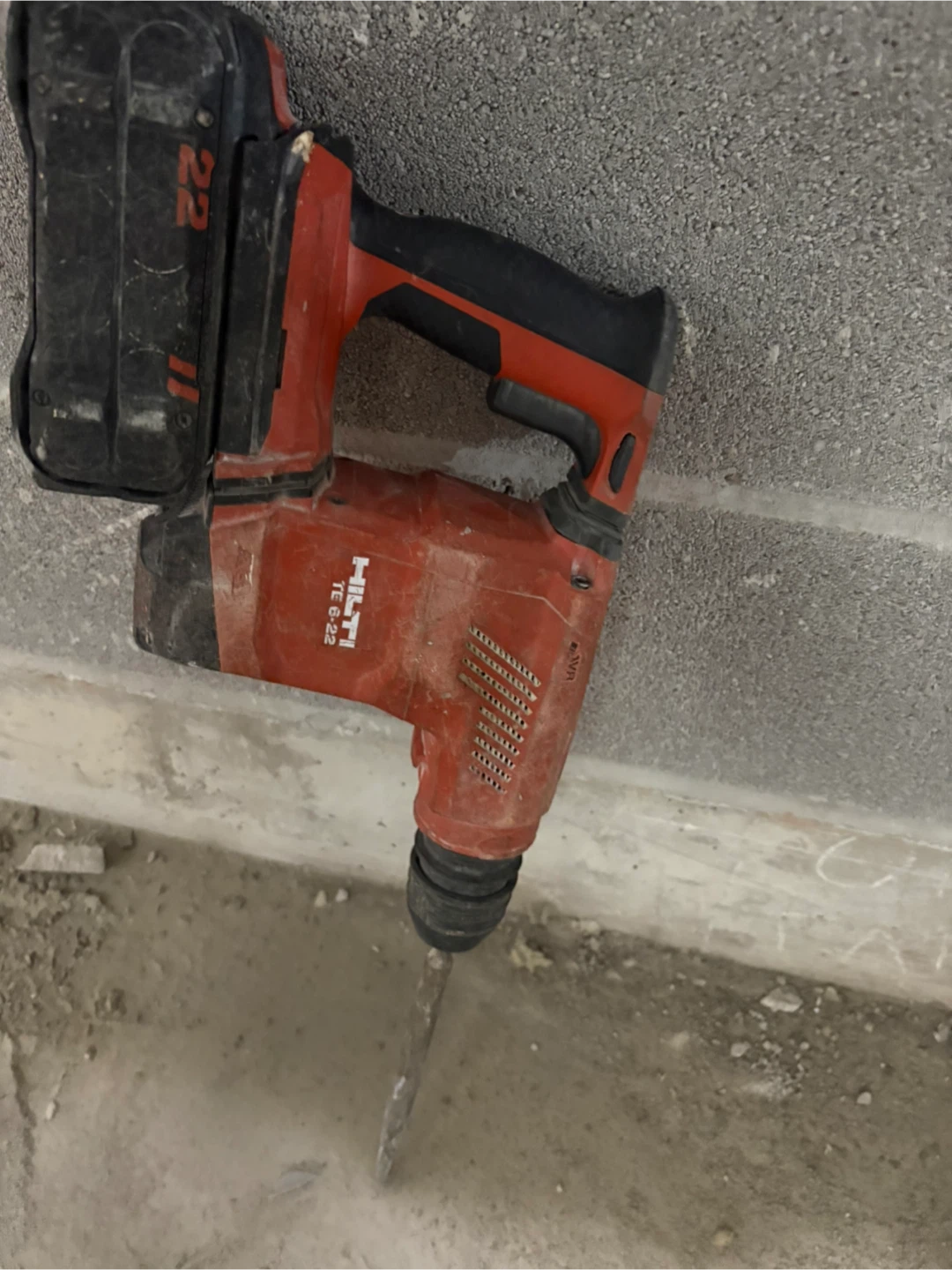 Hilti TE 6-22 Cordless Rotary Hammer
