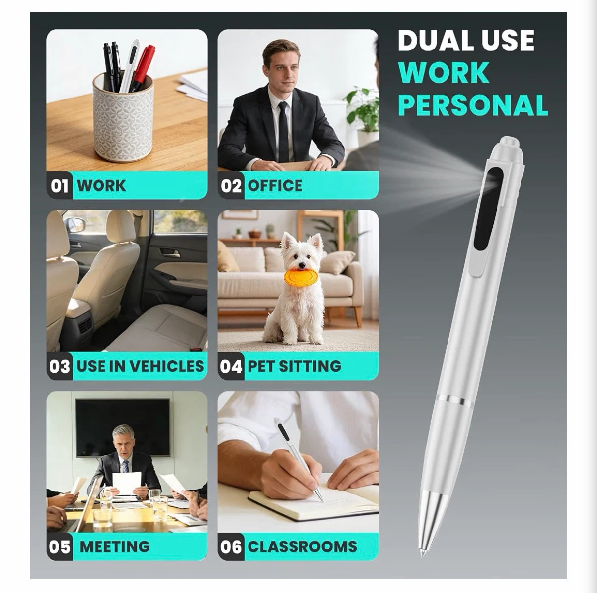 64GB Hidden Camera Pen 1080p - photo 5