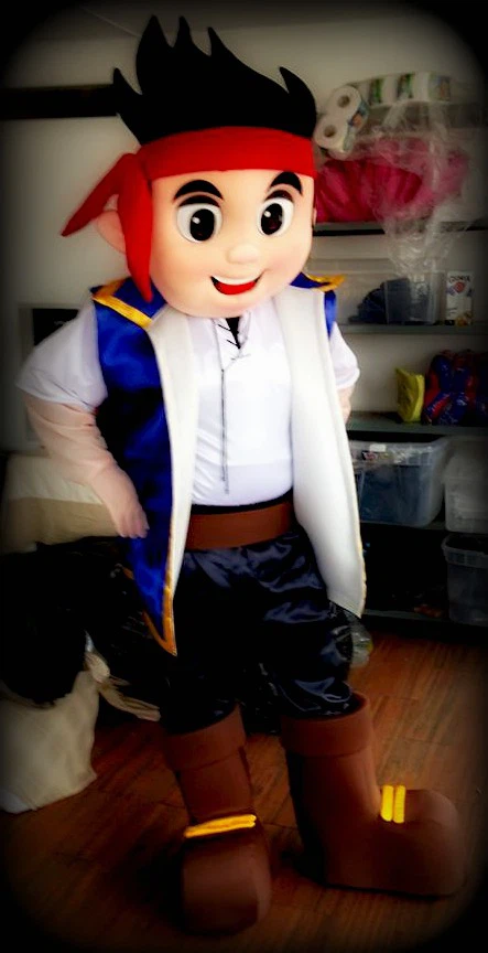 JAKE THE PIRATE Top Quality Professional Adult Mascot Costumes