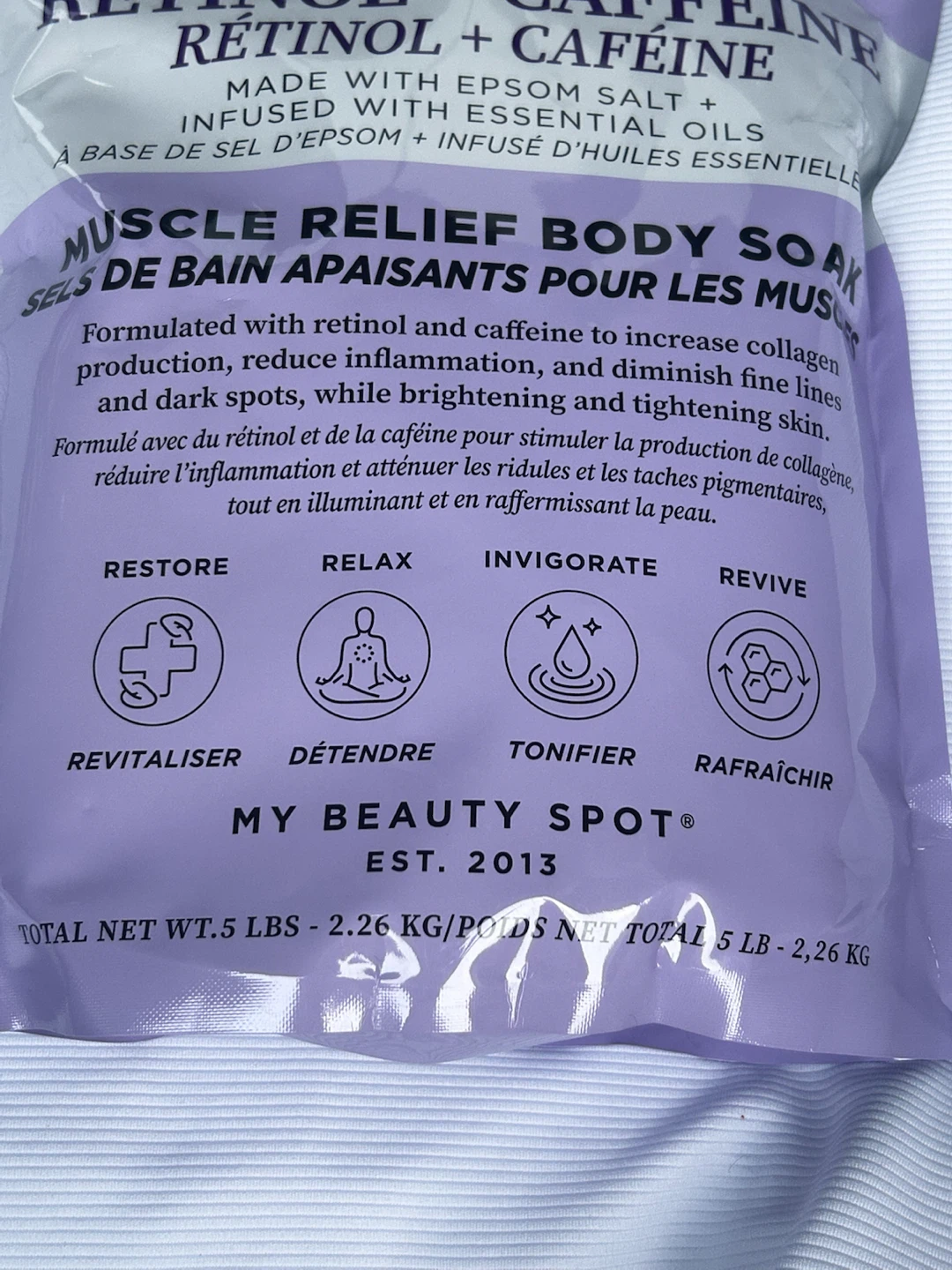 My Beauty Spot Retinol + Caffeine Muscle Relief Body Soak - photo 3