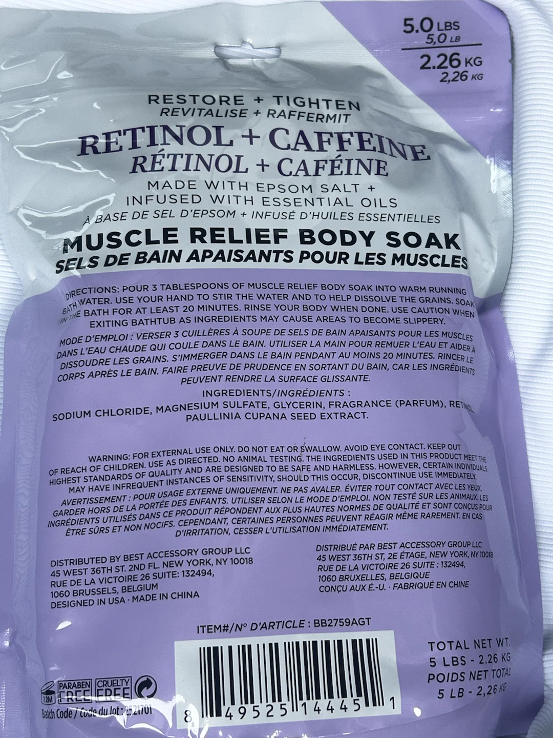 My Beauty Spot Retinol + Caffeine Muscle Relief Body Soak - photo 4
