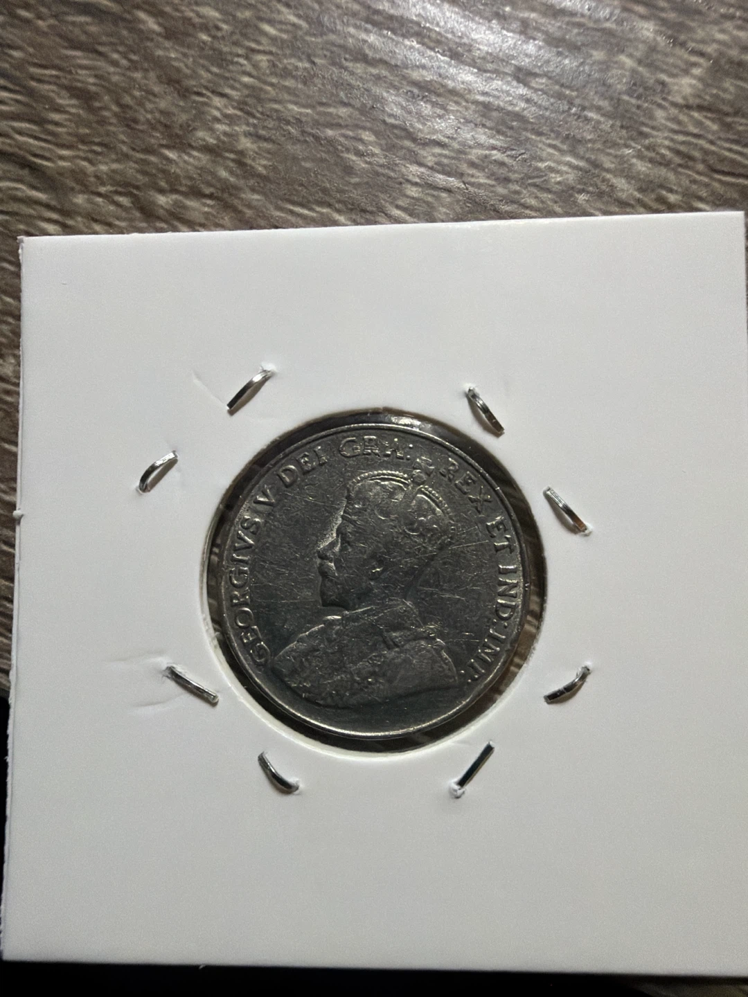 1936 Canadian 5 Cents Far S Coin - photo 2