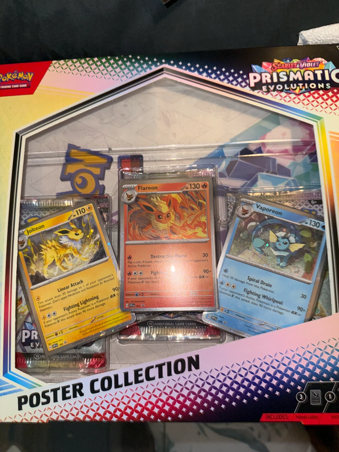 Pokemon Scarlet & Violet Prismatic Evolutions Poster Collection