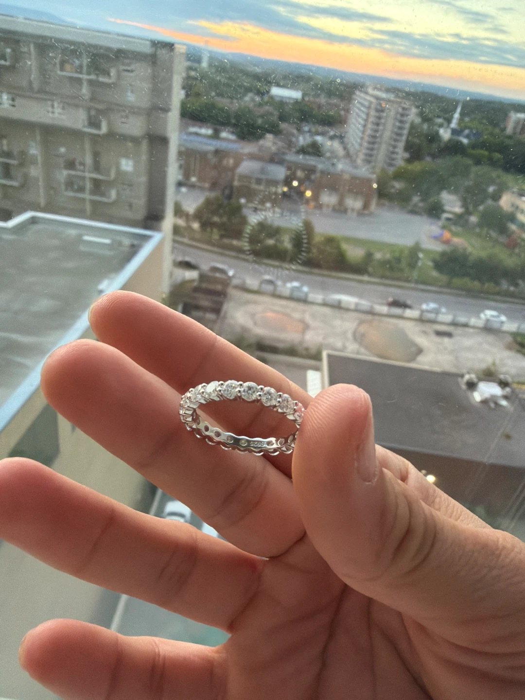IMOLOVE Moissanite Full Eternity Ring - photo 2