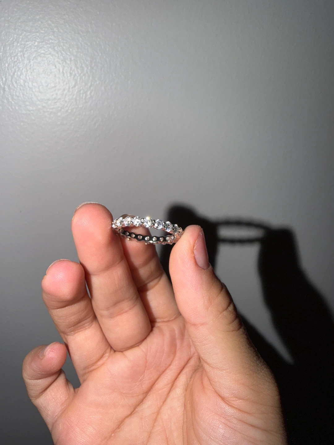 IMOLOVE Moissanite Full Eternity Ring - photo 3