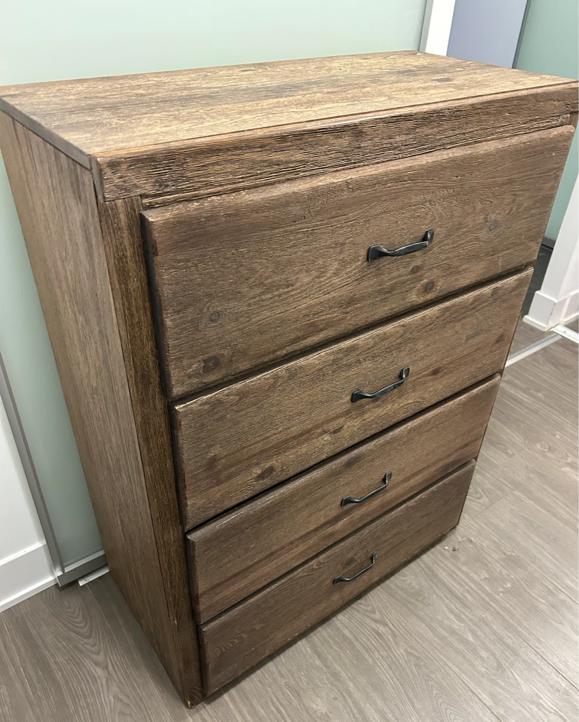 Wooden Dresser with 4 Drawers