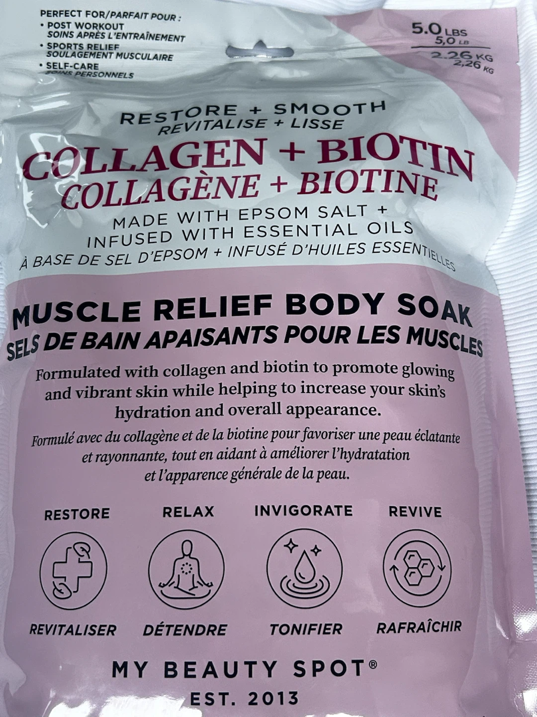 My Beauty Spot Collagen + Biotin Muscle Relief Body Soak - photo 4