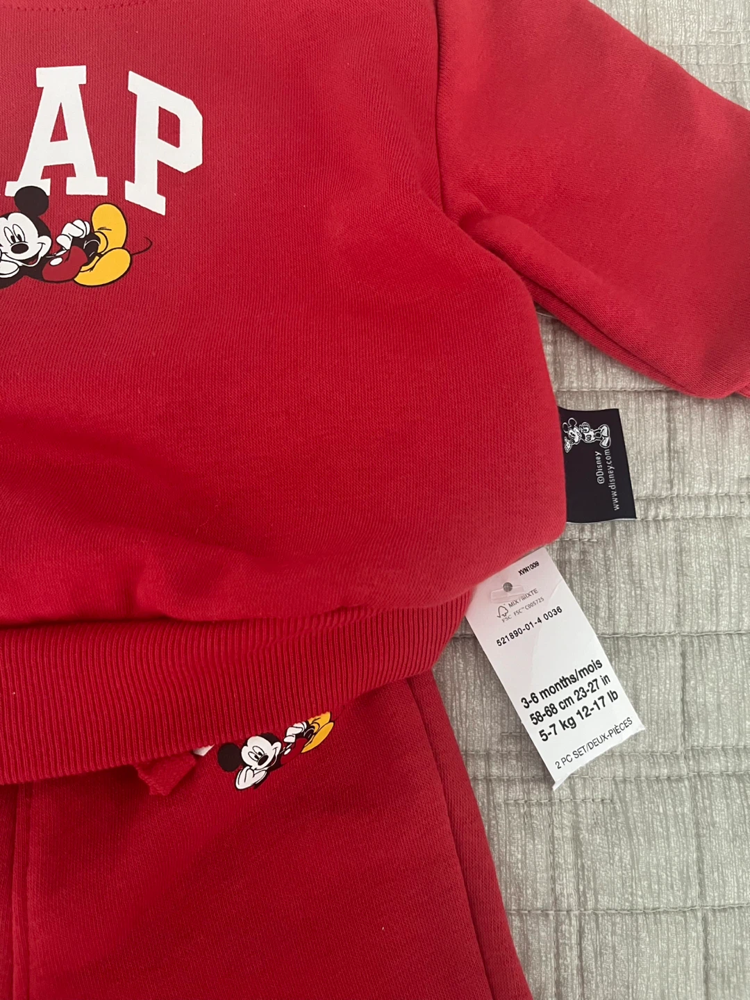 BNWT GAP x Disney Baby Mickey Mouse Sweat Set - photo 3