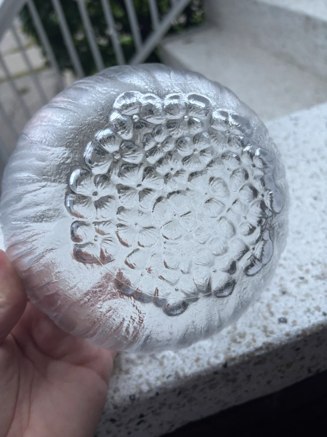 Set of 4 Textured Glass Bowls - photo 3