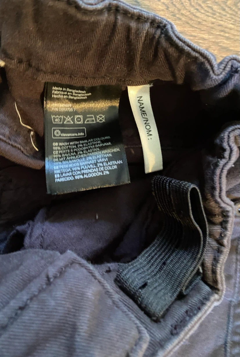 EUC: H&M Boys Black Biker Moto Jeans 10-11Y - photo 5
