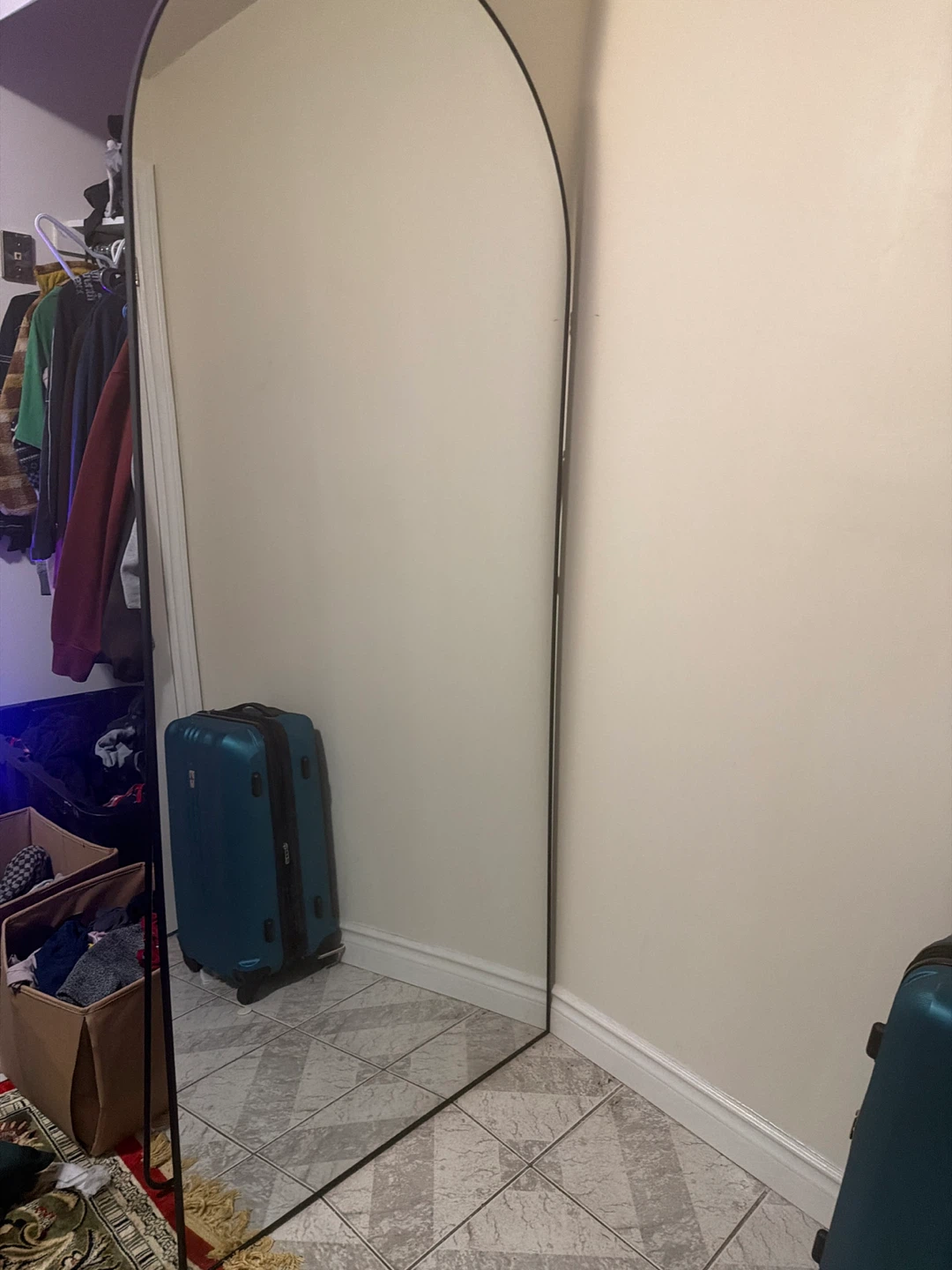 Arched Full Length Floor Mirror