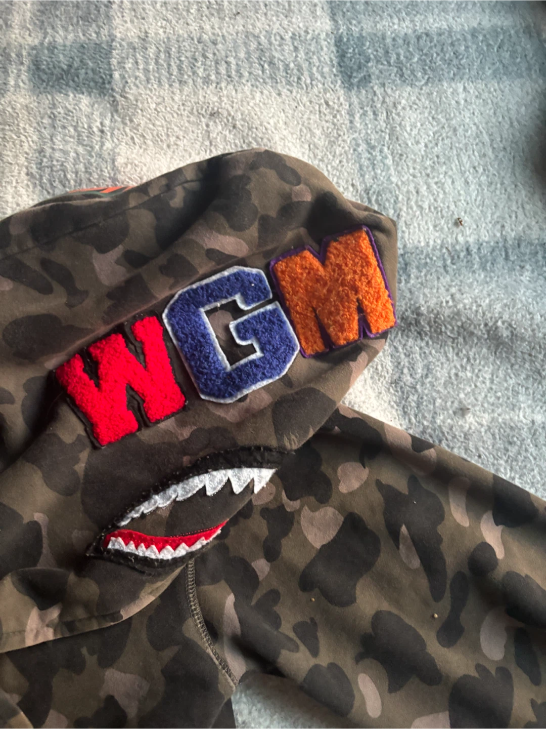 designer camo bape hoodie - photo 4