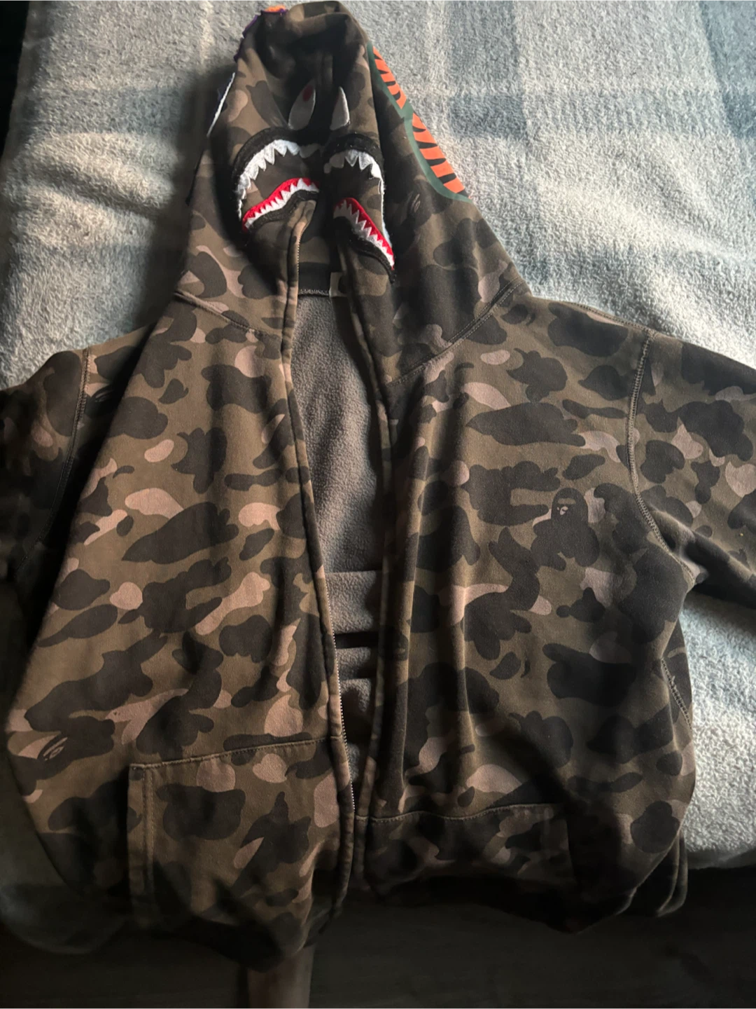 designer camo bape hoodie - photo 5