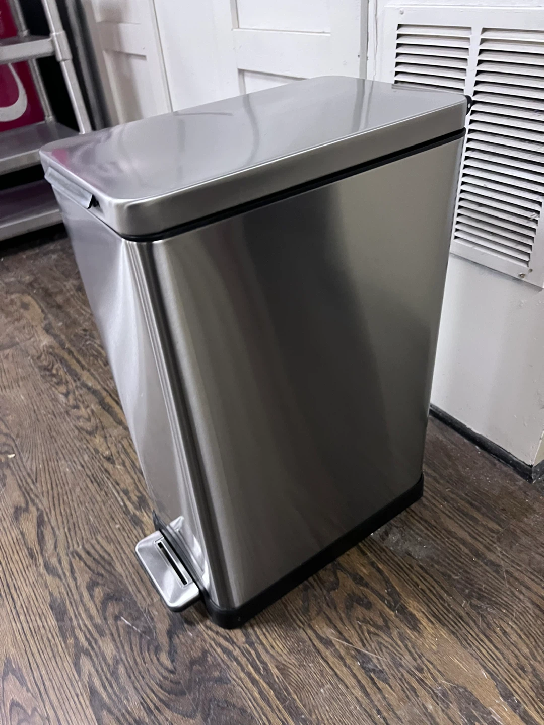 Stainless Steel Pedal Trash Can - photo 2