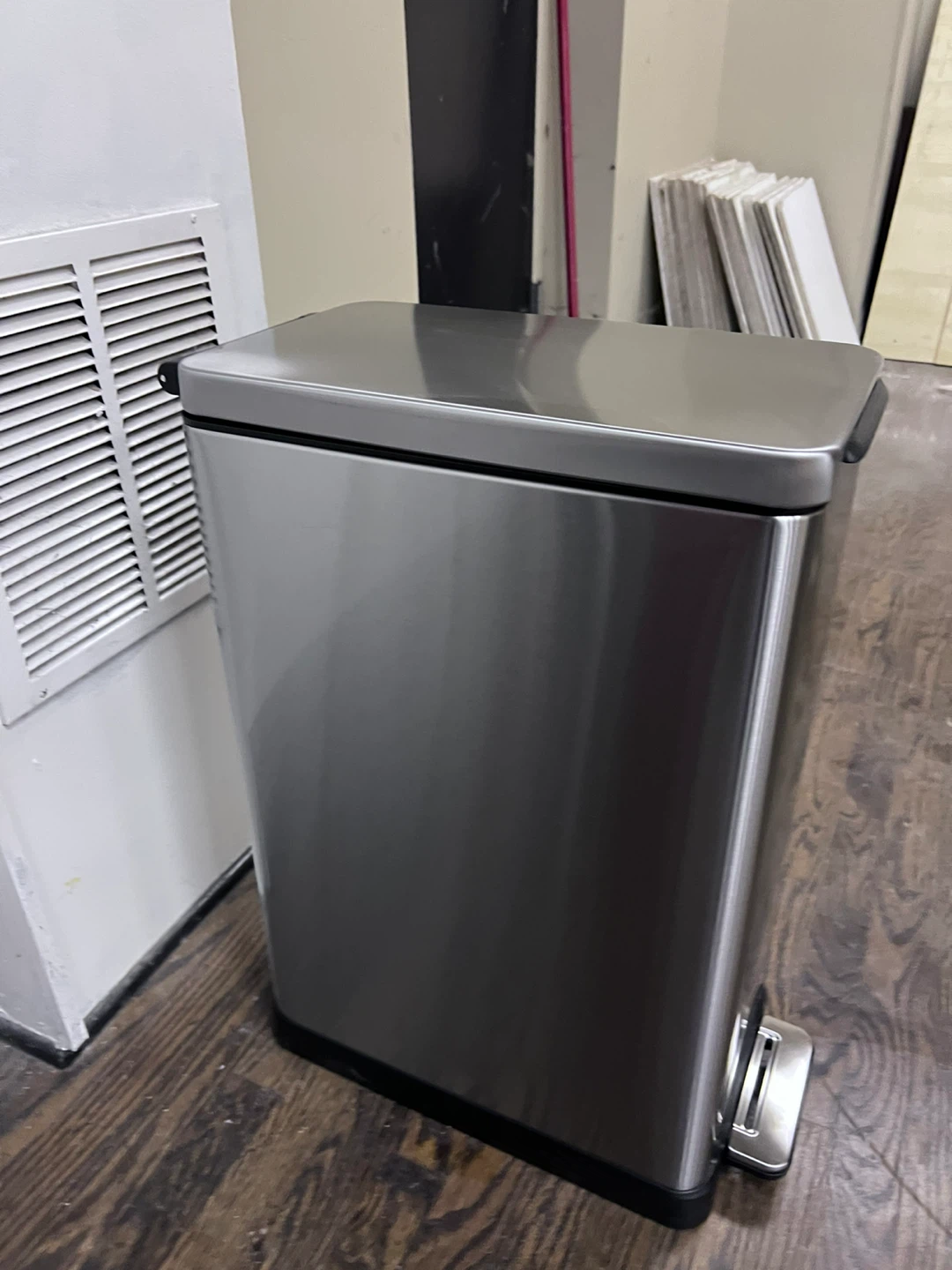Stainless Steel Pedal Trash Can - photo 3
