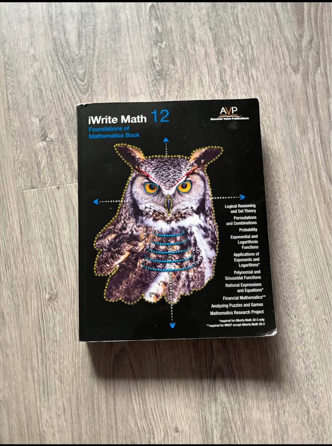 iWrite Math Grade 12 book