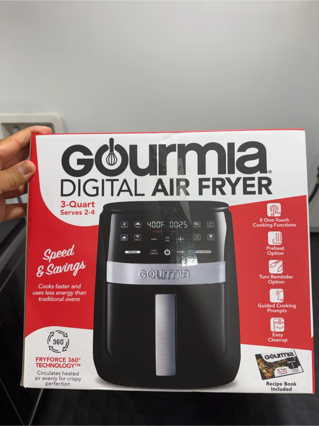 Gourmia 3-Quart Digital Air Fryer - photo 2