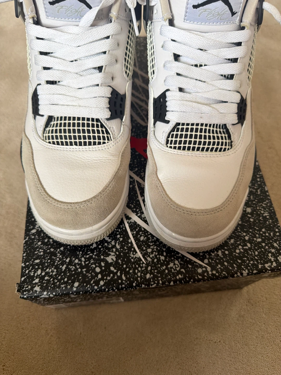 Air Jordan 4 "Military Black" Sneakers - photo 3