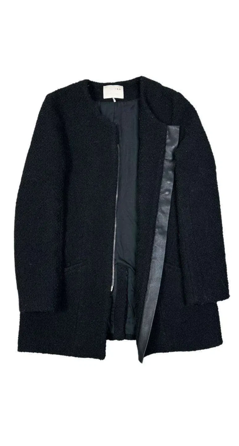 IRO Wool Boucle Coat, Size Small