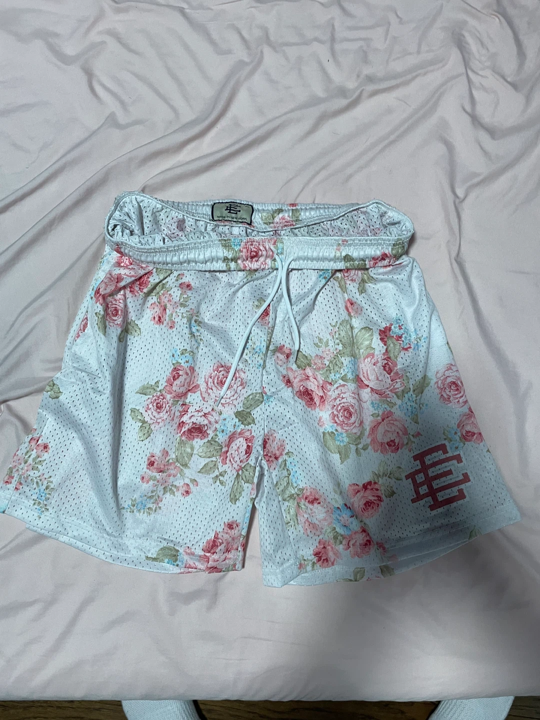 Eric Emanuel Floral Mesh Shorts XL