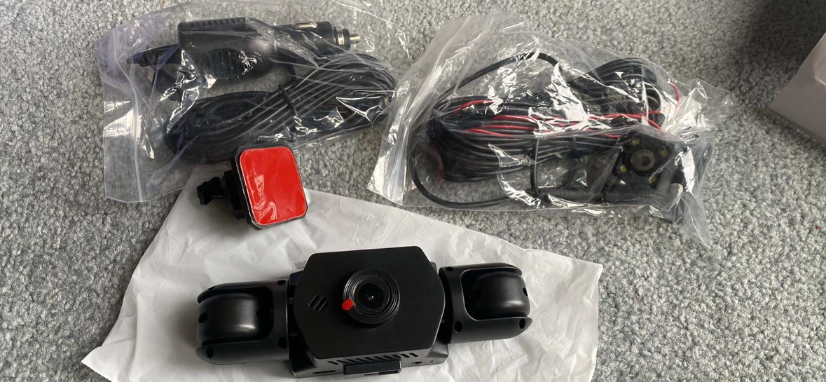 4 Channel Vehicle Dash Cam System
