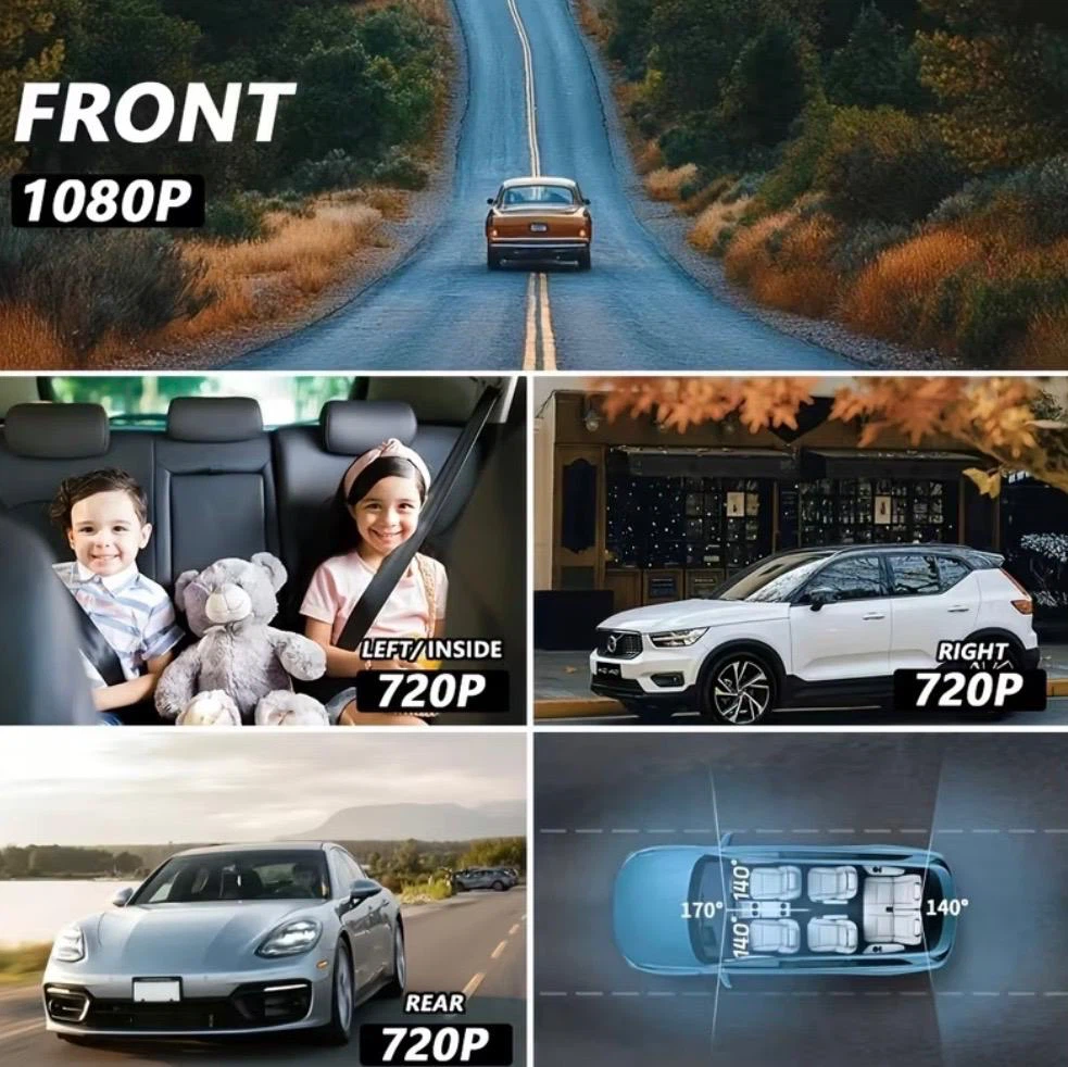 4 Channel Vehicle Dash Cam System - photo 5