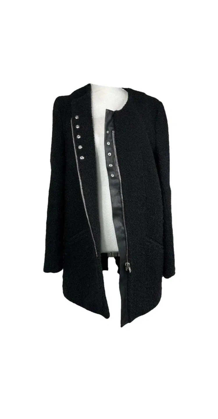 IRO Wool Boucle Coat, Size Small - photo 2