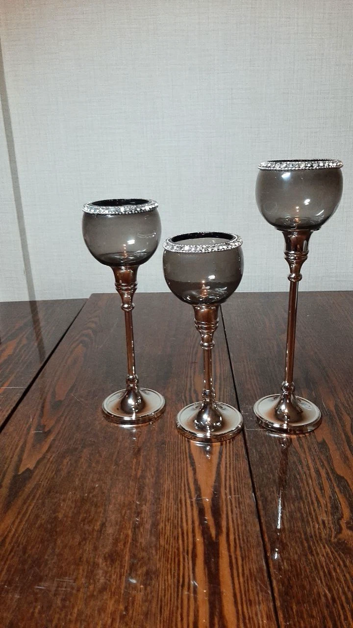 Set of 3 Decorative Candle Holders