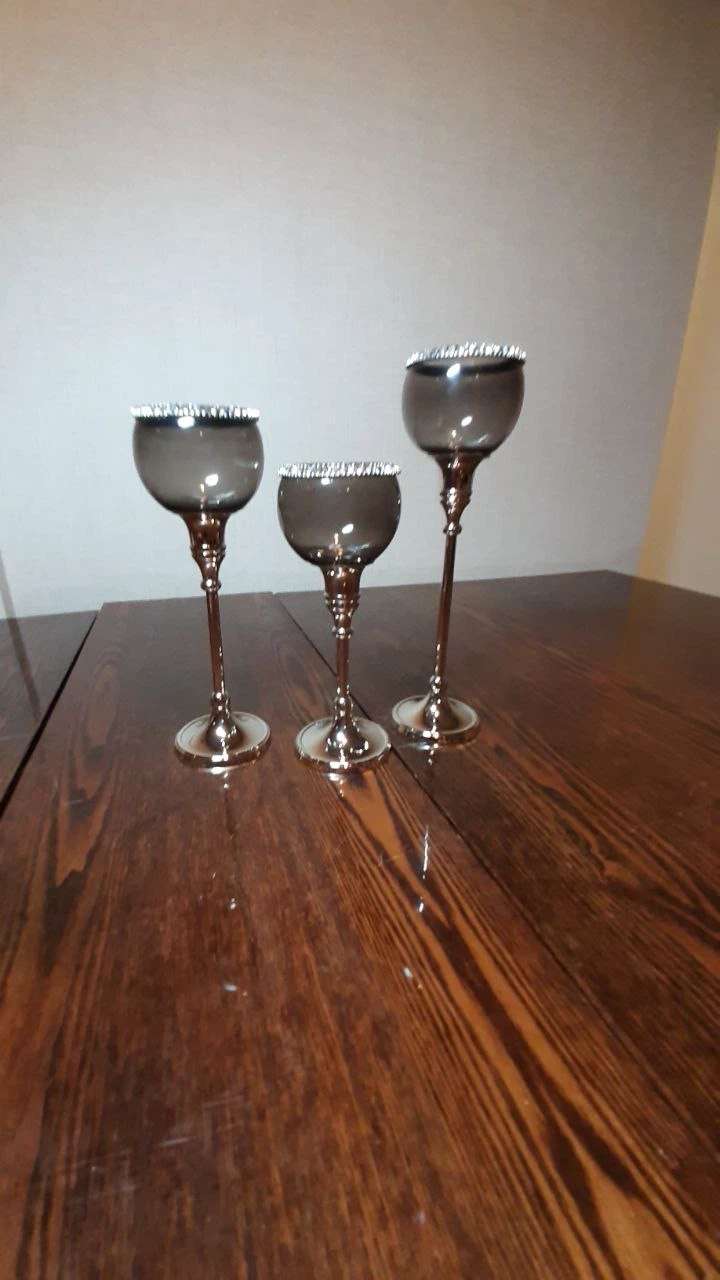 Set of 3 Decorative Candle Holders - photo 3