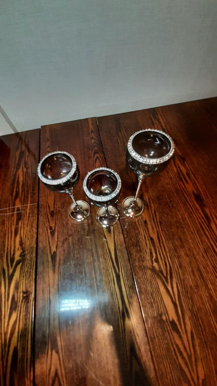 Set of 3 Decorative Candle Holders - photo 4