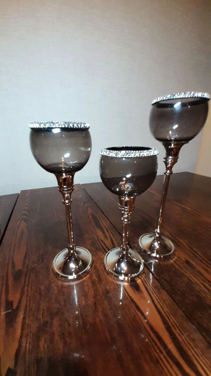 Set of 3 Decorative Candle Holders - photo 5