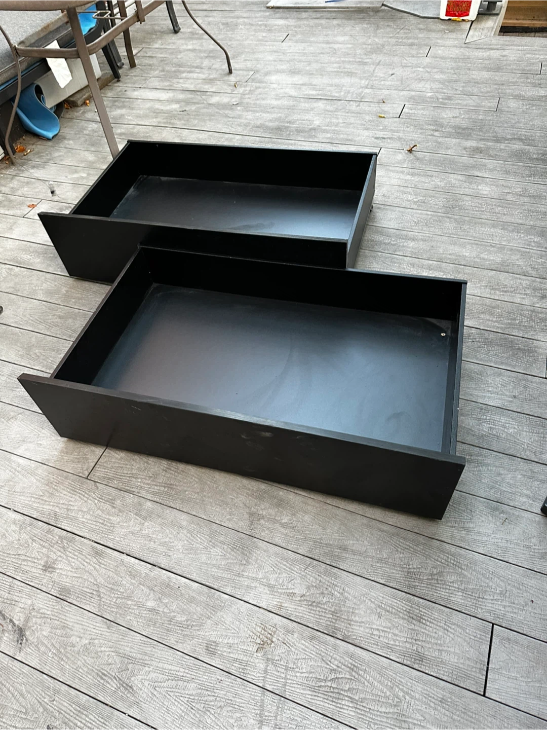 IKEA MALM Underbed Storage Boxes (on wheels)