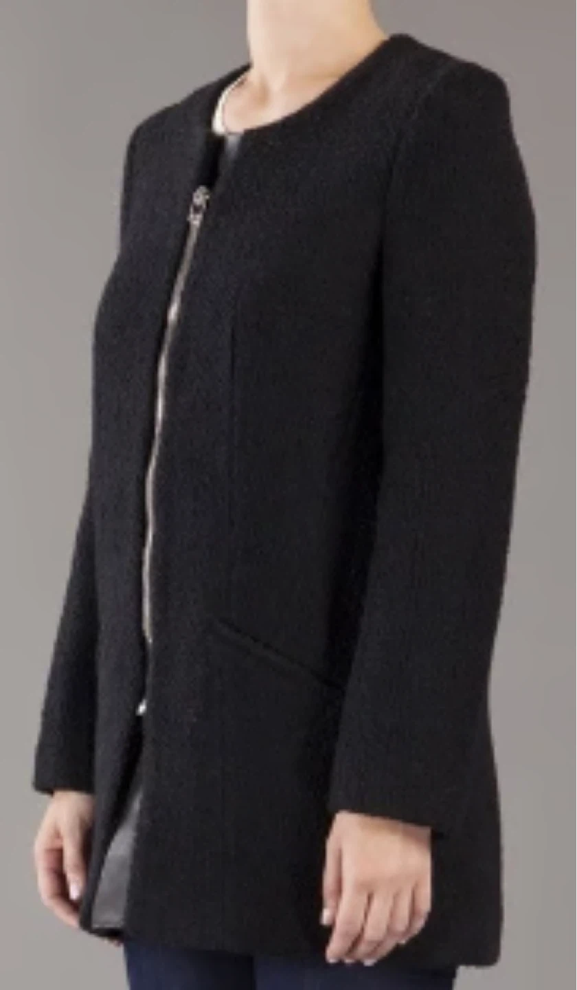 IRO Wool Boucle Coat, Size Small - photo 4